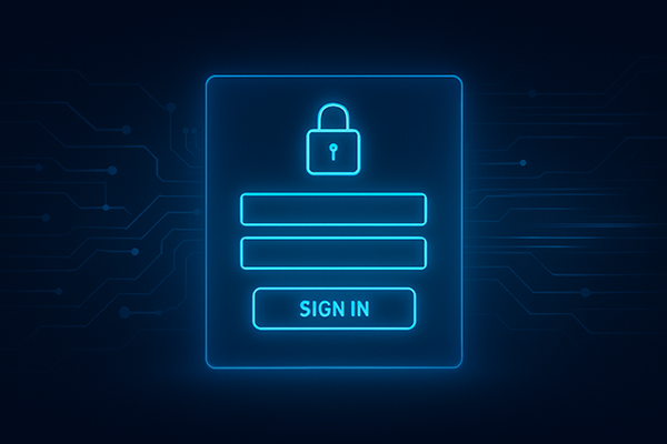 Minimalist dashboard lights up